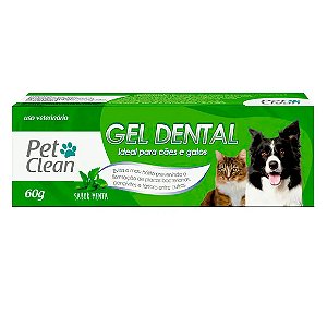 Gel Dental Menta Pet Clean 60g