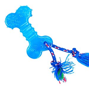 Brinquedo Dentalbone Flat com Corda Odontopet Até 7kg