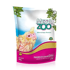 Papa para Filhote de Calopsitas Megazoo 500 g