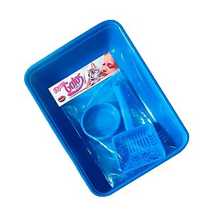 Kit para Gatos Furação Pet Azul Único