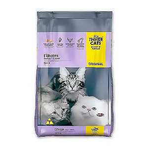 Ração Three Cats Original Filhotes 1 Kg