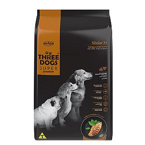 Ração Three Dogs Sênior Frango e Chá Verde 15 kg