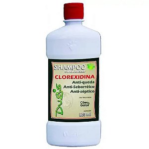 Shampoo Clorexidina Cães Gatos Condicionador 2 em 1 500 ml
