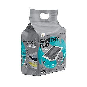 Tapete Hig Para Cães Sanithy Pad Carbono 30 unidades