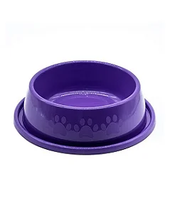 Comedouro Plastico Anti Formiga Pequeno Lilas 600 ml