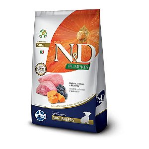 Ração N&D Pumpkin Cães Filhotes Raças Mini e Pequenas Cordeiro 800 g