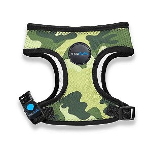 Peitoral Para Cachorro Meuauau - Camuflado P