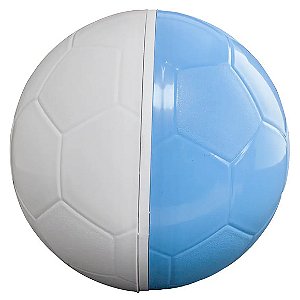 Brinquedo Comedouro Amicus Crazy Ball Azul e Branca P