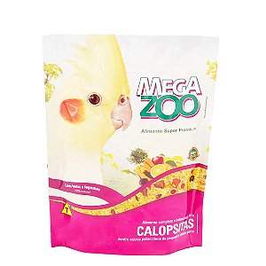 Ração para Calopsitas Frutas e Legumes Megazoo 350g