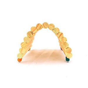 Toca De Madeira Para Roedores Ponte Toca Toy For Bird P