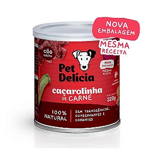 Ração Úmida Pet Delícia Cães Caçarolinha de Carne 320 g