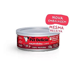 Ração Úmida Pet Delícia Cães Caçarolinha de Carne 110 g