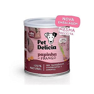 Ração Úmida Pet Delícia Cães Filhotes Papinha de Frango 320 g