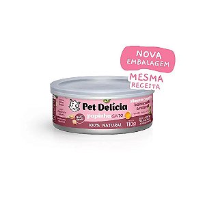 Ração Úmida Pet Delícia Gatos Filhotes Papinha de Frango 110g