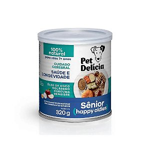 Ração Úmida Pet Delícia Cães Sênior 320 g