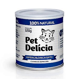 Ração Úmida Pet Delícia Gatos Hipercalórica 320 g