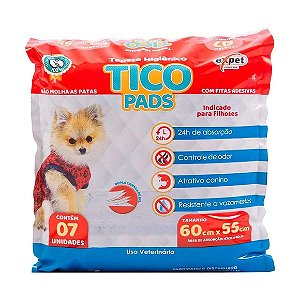 Tapete Higiênico Tico Pads 7 Unidades