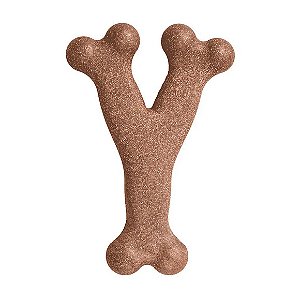 Brinquedo Mordedor Osso Wishbone Jambo Bacon P