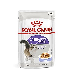 Ração Úmida Royal Canin Castrados Jelly Gatos Adultos 85 g