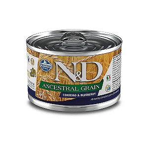 Ração Úmida N&D Ancestral Grain Cães Adultos Cordeiro e Blueberry 140 g