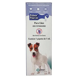 Antipulgas e Carrapatos Cães Pulvex Pour On 1 pipeta
