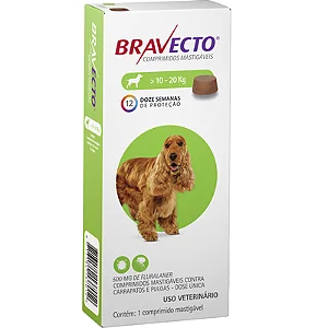 Bravecto 500mg - 10 A 20 Kg