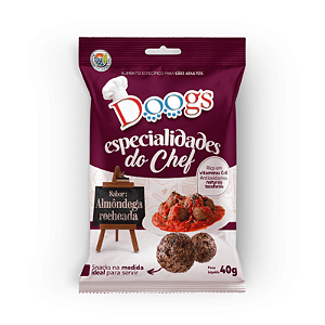 Bifinho Doogs Esp. Do Chefe Almondegas Recheadas 40 Grs