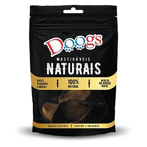 Mastigaveis Doogs Casco Bovino 3 Und