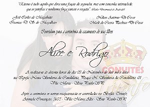 Convite de Casamento - Cód. CC-002