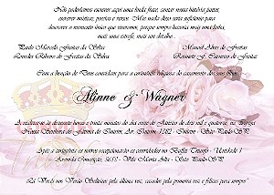 Convite de Casamento - Cód. CC-003