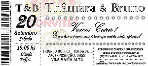 Convite de Casamento - Cód. CC-008