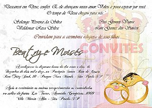 Convite de Casamento - Cód. CC-009