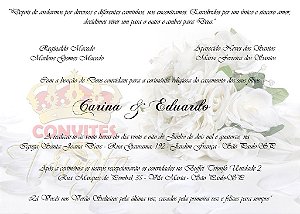 Convite de Casamento - Cód.CC-010