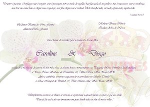 Convite de Casamento - Cód. CC-012