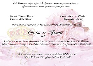 Convite de Casamento - Cód. CC-013