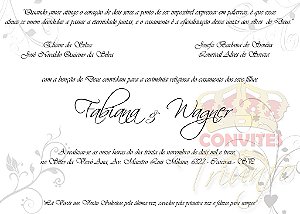 Convite de Casamento - Cód. CC-016
