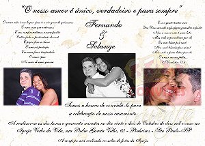 Convite de Casamento - Cód. CC-019