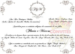 Convite de Casamento - Cód. CC-021