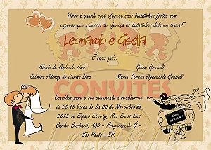 Convite de Casamento - Cód. CC-025