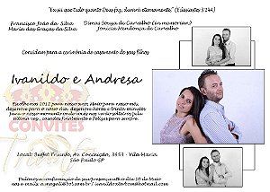 Convite de Casamento - Cód. CC-028