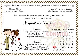 Convite de Casamento - Cód. CC-031