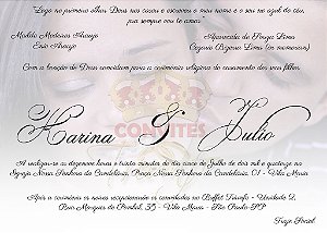 Convite de Casamento - Cód. CC-033