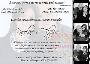 Convite de Casamento - Cód. CC-035
