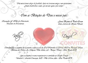 Convite de Casamento - Cód. CC-036