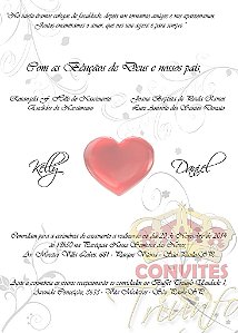 Convite de Casamento - Cód. CC-037