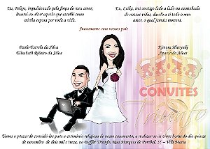 Convite de Casamento - Cód. CC-042