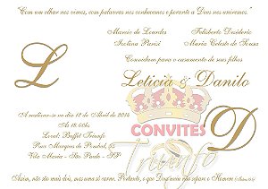 Convite de Casamento - Cód. CC-043