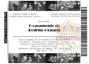 Convite de Casamento - Cód. CC-044