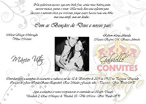 Convite de Casamento - Cód. CC-048