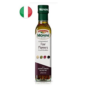 Condimento a base de Azeite de Oliva Extra Virgem Italiano Com Quatro Pimentas 250ml